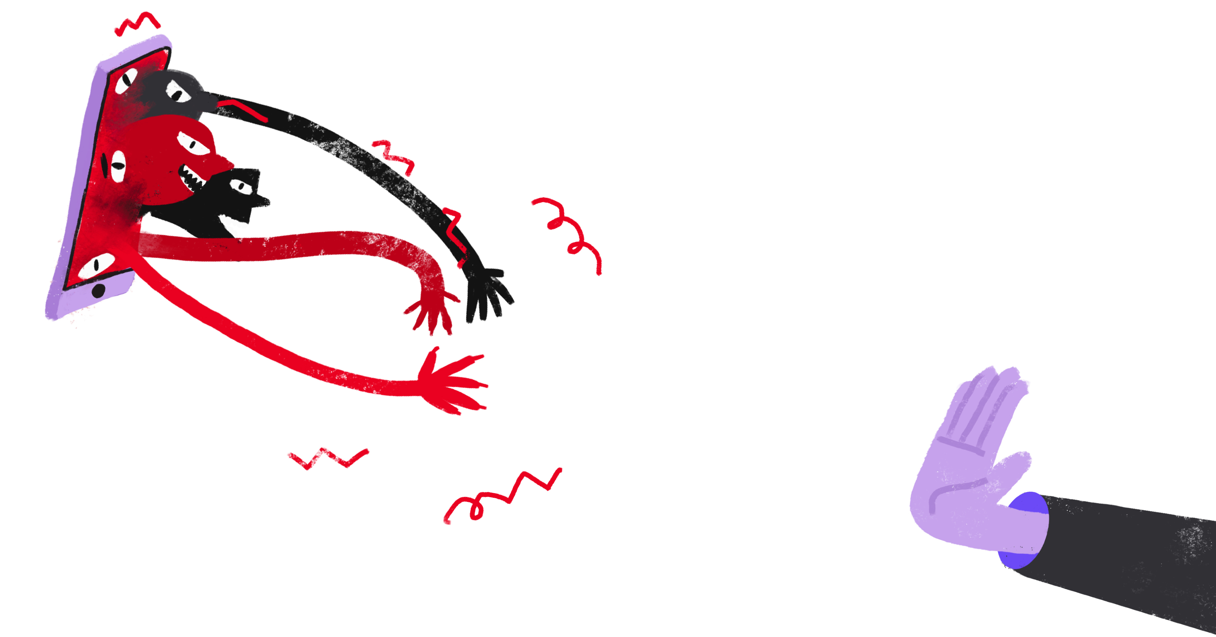 Logo on colored background